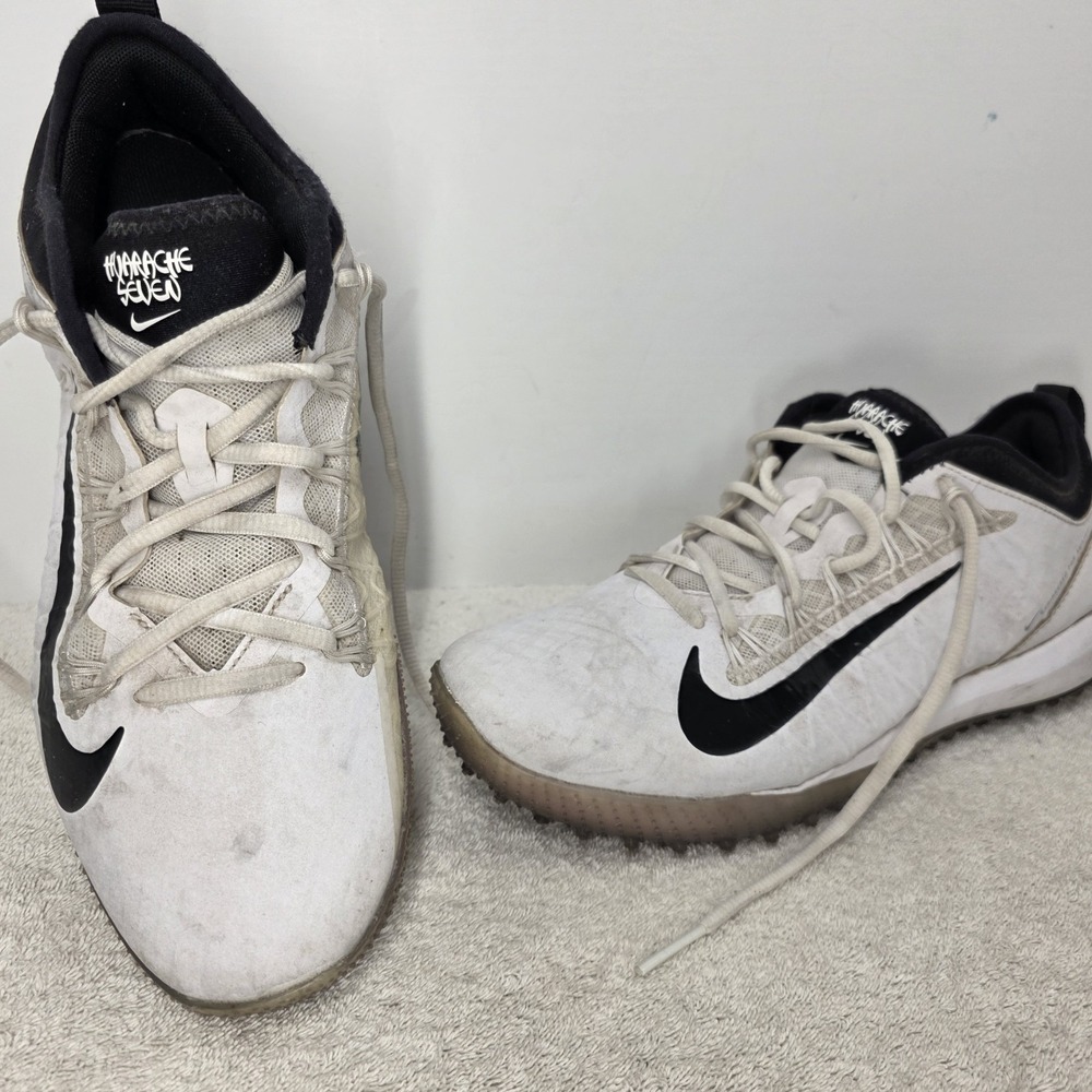 Nike Alpha Huarache 7 TF LAX Turf Lacrosse Cleats Men's SIZE 9 CJ0235-102